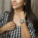 Relógio Feminino Digital Champion Original Ch40142s Cor da correia Prata Redondo Cor do bisel Prata Cor do fundo Led Branco