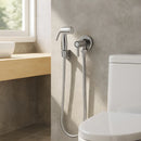 Ducha Higiênica Em Abs Luxo Acionamento 1/4 Volta Cromado Metais e Cia