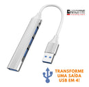 Hub Usb 4 Portas Usb 3.0 5 Gbps Extensor Adaptador Usb 3.0 Computador Pc Notebook Chrome Technology