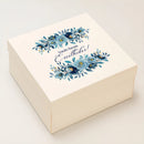 Caixa Personalizada Con Azul Marinho - padrinhos casal