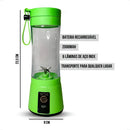 Mini Liquidificador Portátil Shake Cup Suco + Cabo Usb Cor Rosa