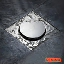 Ralo inteligente click para banheiro 10cm x 10cm aço inoxidável DL-01 Chan