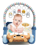 Tapete de Atividades Bebê Piano Musical Lion Maxi Baby - Azul