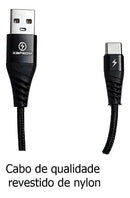 Cabo De Dados H'maston Turbo Carregador Usb Type C Android Reforçado