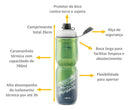 Garrafa Térmica 700ml Squeeze Caramanhola Bike Academia Cor Vermelha
