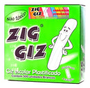 Giz Plastificado Lousa Branco Para Quadro Negro Caixa 500 Un