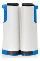 Kit 2 Raquete Tenis De Mesa Ping Pong Lisa Rede Retratil Pro Cor Vermelho/preto