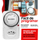Timer Temporizador Analógico 110/220v Piscina Aquário Bombas Programável Marca Bahrein