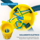 100un Conector Emenda Rápida Torção 0,8 Á 7,5mm - Amarelo