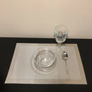 Kit Jogo Americano Com 8 Peças - Ofertas Cor Champanhe