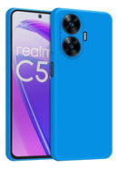 Capa Capinha Compativel Para Realme C55 4g Avelud Azul-celeste