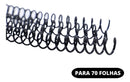 Espiral 12mm Lassane Para Encadernação A4 Com 100 Unidades