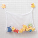 Organizador Guarda Brinquedos De Banho e Banheira Com Ventosa Pato Pintinho Amarelo e Branco - Buba