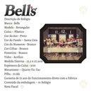 Relógio De Parede Santa Ceia Retangular 23,5 X 27,5 Cm