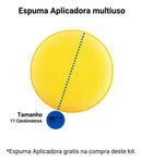Kit Polimento 2 Boinas Dupla Face 7 Polegadas mas Adaptador cor Amarelo Bege
