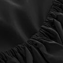 Lençol Solteiro Com Fronha Ponto Palito Texfine Macio C/ Elastico 2 Peças Preto