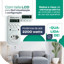 Timer Temporizador Digital Programável LCD Bivolt Com 18 Programações Tomada Inteligente Economia de Energia Automação Residencial