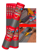 Manta Asfáltica Aluminizada Telhado Auto Adesiva- 45cm X 10m Terracota