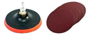 1 Suporte De Boina Velcro E 10 Discos De Lixas Velcro 125m 40