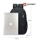 Mochila Escolar Bolsa Básica Trabalho Viagem Motoboy Barata God Talent Cor Azul