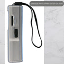 Radinho Fm Pilha Presente Pai Vô Portátil Pequeno Prateado 5V