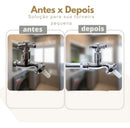 Kit Extensor Prolongador Alongador 4cm 6cm 8cm Torneira 1/2 Acabamento Cromado Cor Cromado