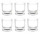 Jogo Copos Whisky Conjunto Kit 6 Peças Copo De Vidro 330ml Redondo Baixo Drinks E Bebidas Bar Uísque Velas