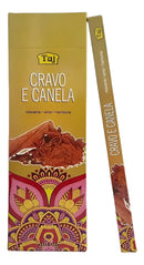 Incenso Indiano Taj Cravo E Canela - 25 Cxs - 8 Varetas Cada