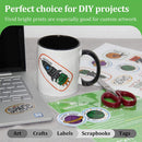 Adesivos Vinil Jato De Tinta Transparente A4 20 Folhas Mecolour