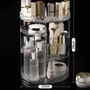 Organizador De Maquiagem Diamante Acrílico Giratório 360º G