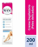 Veet Creme Depilatório Corporal Pele Delicada 200ml Envio24h