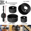 Jogo Serra Copo 6 Peças 32mm A 54mm Para Madeira Gesso Pvc