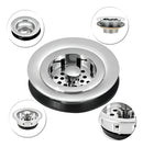 Válvula De Pia Cozinha Americana Cr 3.1/2 Cod. 1623 Poly Acabamento Cromado Cor Prateado