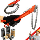 Chave Corrente Troca Filtro Óleo Universal Abre 6 A 15 Cm