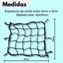 Rede Moto Elastico Aranha Grande 45x45 Motocicleta Bike Moto