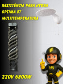 Resistência Para Hydra Optima 8t 220v 6800w Multitemperatura Ms Eletro Eletrônica