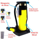 Bomba De Ar Com Pedal Encher Bola Pneu Bicicleta Moto Balão Sortido