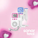 Monitor Fetal Doppler P/ouvir Coração Do Bebe Cor Azul
