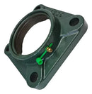 Kit Ucf 204 Mancal Quadrado + Rolamento Para Eixo 20mm