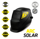 Máscara de Solda Automática Auto Escurecimento Arc Solar 4K Super Tork