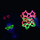 Kit 50 Óculos Neon Luz Negra Balada Sortidos Divertido Festa