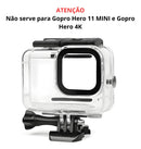 Caixa Case Estanque Gopro Hero 9/10/11/12 Prova D'água Preto