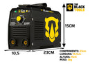 Máquina Solda Inversora Mma The Black Tools Preto 50/60hz Voltagem