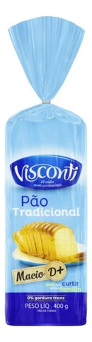 Kit 2 Pão De Forma Tradicional Visconti 400g