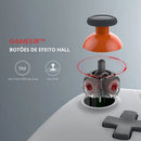 Controle Gamesir T4 Nova Lite Sem Fio Para Pc Switch Android Ios Steam Celular Hall Effect Cor Branco