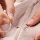 Kit Agulha Curva Grande P/ Costura Manual Roupas Couro Lona Cor Kit 7 Agulhas