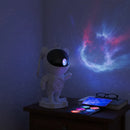 Projetor De Luz Caixa De Som Noturna Galáxia Astronauta Star Cor da cúpula Branco Cor da estrutura Branco