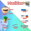 Massinha De Modelar Dentista Dente Kit Brinquedo Crianças Cor Completo