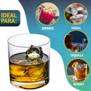 Jogo Copos Whisky Conjunto Kit 6 Peças Copo De Vidro 330ml Redondo Baixo Drinks E Bebidas Bar Uísque Velas