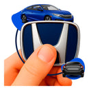 Emblema Volante Civic City Fit Hrv Crv Simbol Fundo Azul